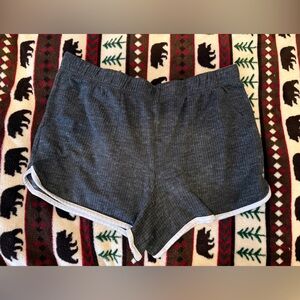 Jockey Charcoal Gray Shorts with Light Trim